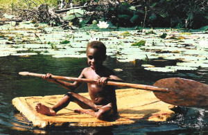 27PankinVillageBoyCanoe