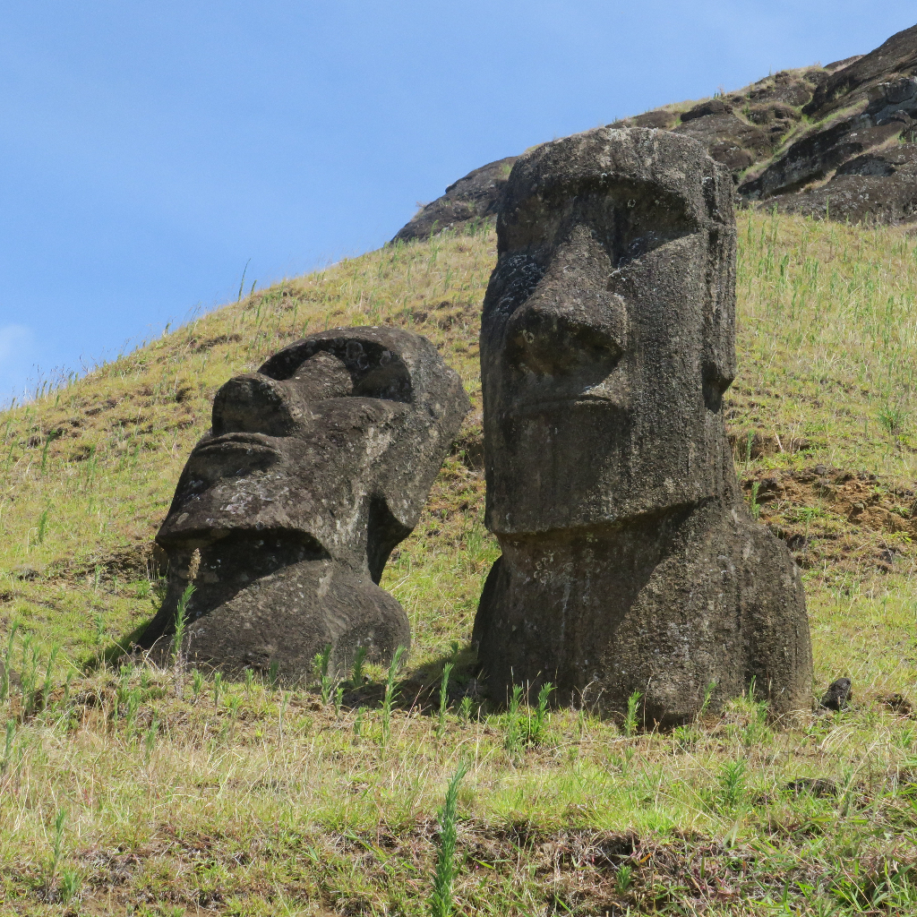 Moai, Easter Island, Isla de Pascua, Chile, South America