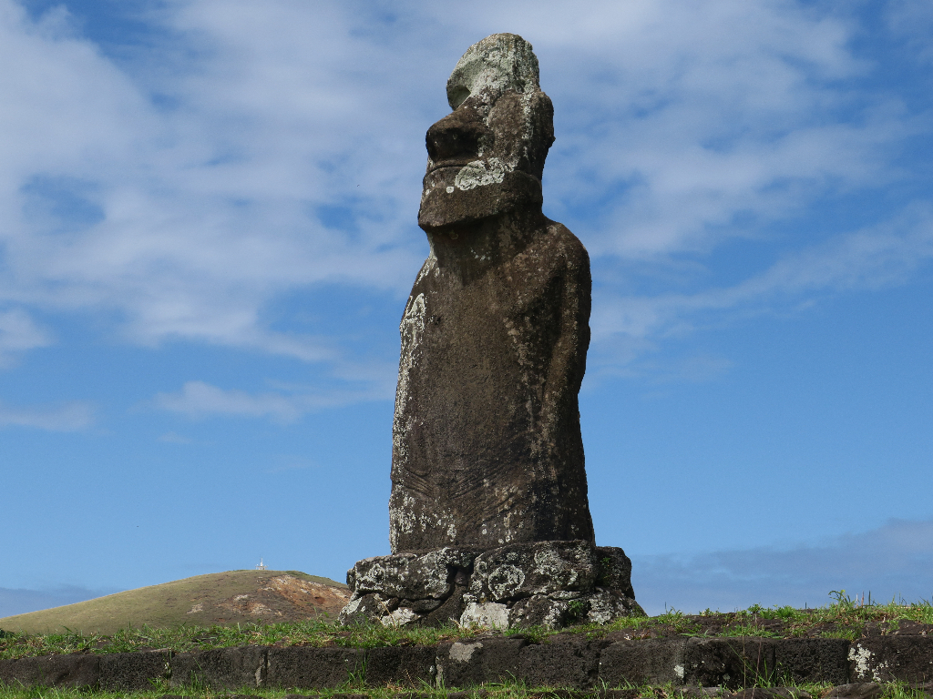 Ahu Huri a Urenga - Known as the Astronomer - Easter Island, Rapa Nui, Hanga Roa, Isla de Pascua, Chile, South America