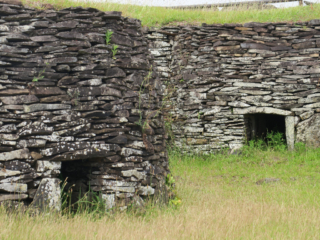 Orongo is a stone village and ceremonial center Easter Island, Rapa Nui, Hanga Roa, Isla de Pascua, Chile, South America