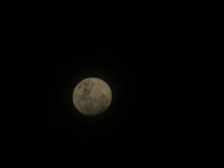 Moon Christmas Day Easter Island, Rapa Nui, Hanga Roa, Isla de Pascua, Chile, South America
