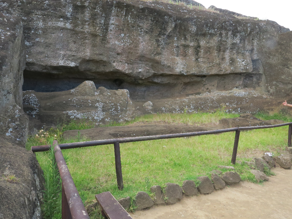 Rano Raraku Quarry for Moai Easter Island, Rapa Nui, Hanga Roa, Isla de Pascua, Chile, South America
