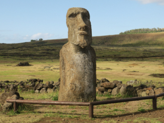 Moai Statue near Tongariki Easter Island, Rapa Nui, Hanga Roa, Isla de Pascua, Chile, South America