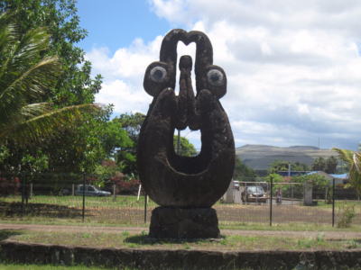 Airport Statue Easter Island, Rapa Nui, Hanga Roa, Vanuatu, Isla de Pascua, Chile, South America