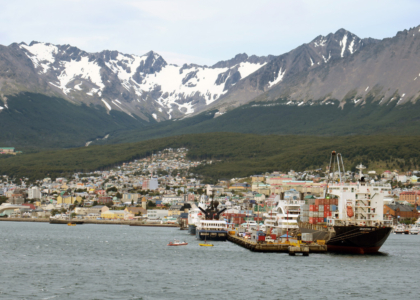 ushuaia, tierra del fuego, south america, chile, end of the earth, One Ocean Expeditions, cruise, south pole, penguin, whale, ship, ioffe, Antarctica, falkland islands, westpoint island, albatross, rockhopper, Carcass Island, Stanley Island, Gypsy Cove, port Stanley, yorke bay, Whalebone Arch, Ross Street, East Falkland, Elisa Kotin,